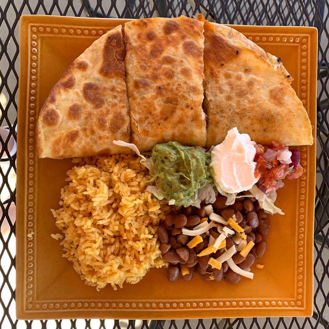 Cheese Quesadilla.