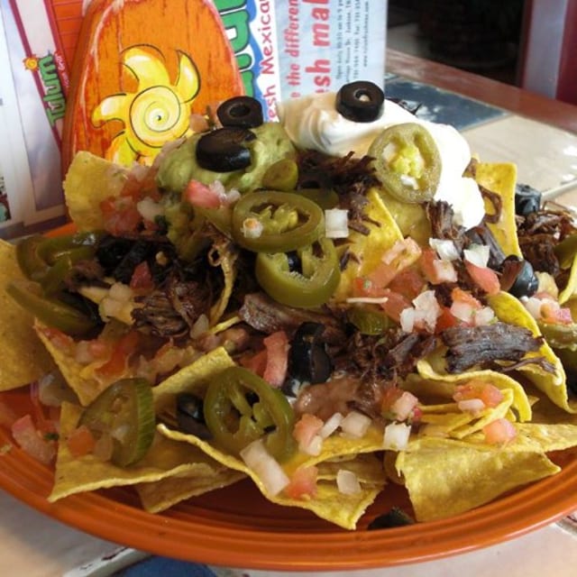 Tulum Fajita Style Nachos.