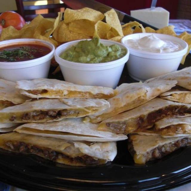 Mini Quesadilla Wedges.