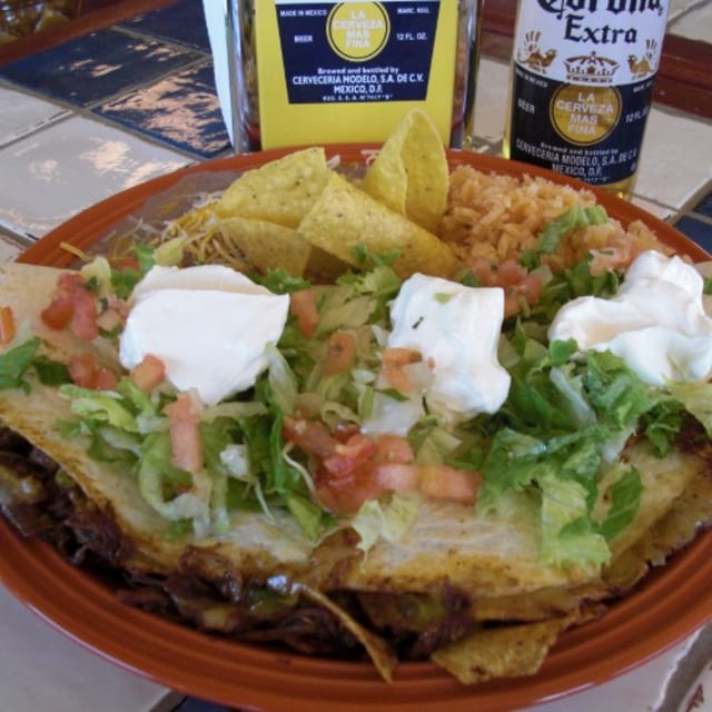 Sloppy Jose Quesadilla.