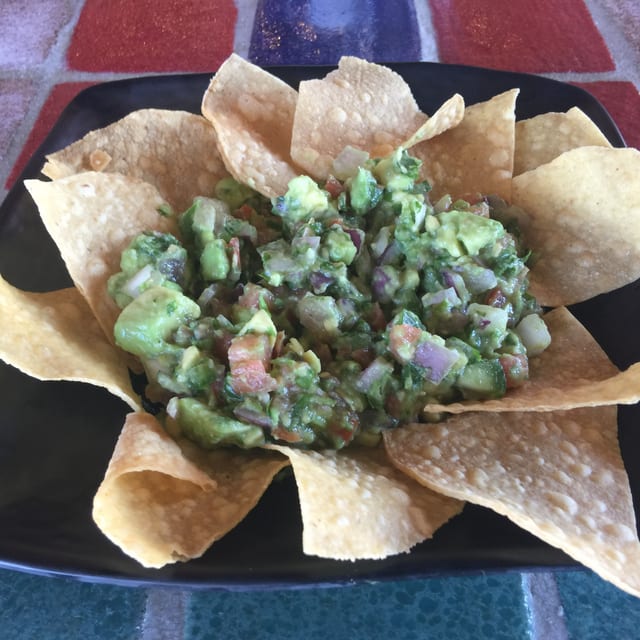Hand-made Guacamole.