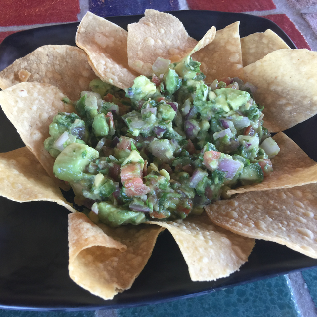 Guacamole and Chips.