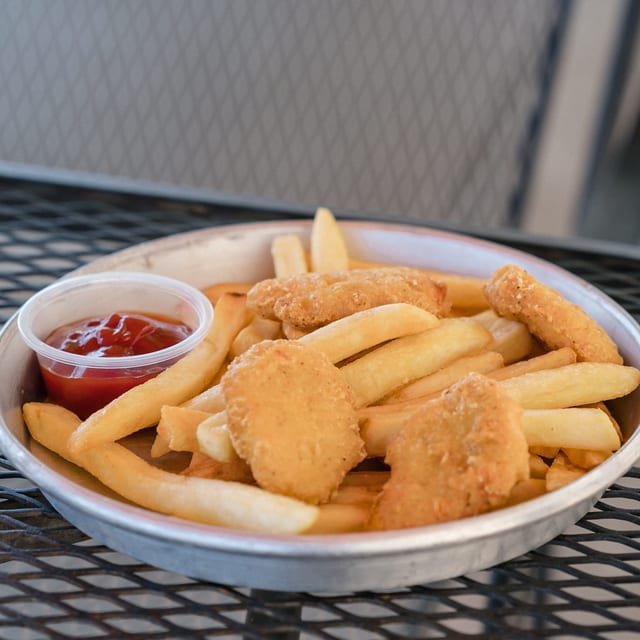 Kid's Chicken Nuggets and Fries.