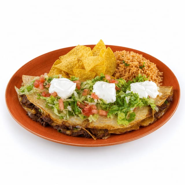 Sloppy Jose Quesadilla.