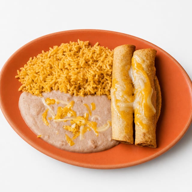Kid's 2 Rolled Tacos.