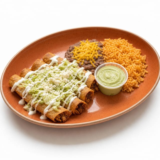 Green Chile Chicken Taquitos.