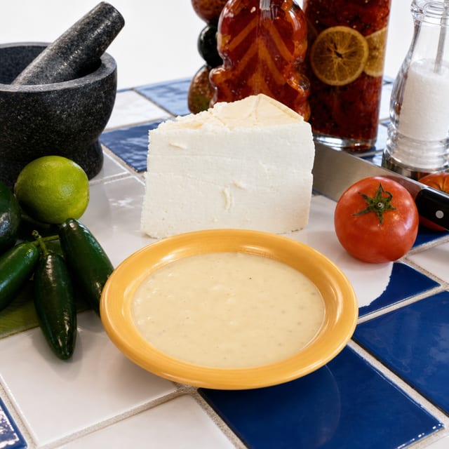 Queso and Chips.