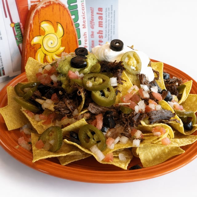Tulum Fajita Style Nachos.