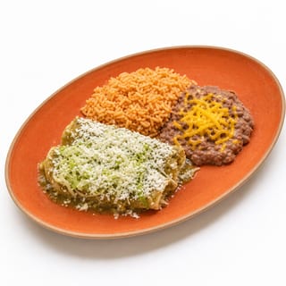 Green Chile Chicken Enchilada