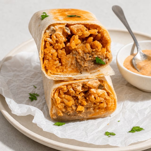 Bean and Cheese Burrito 🍃.