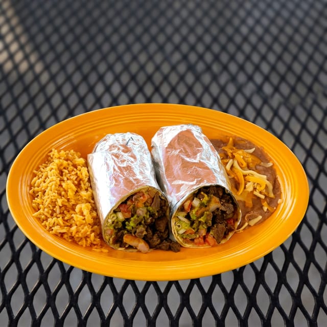 Surf 'N' Turf Burrito.