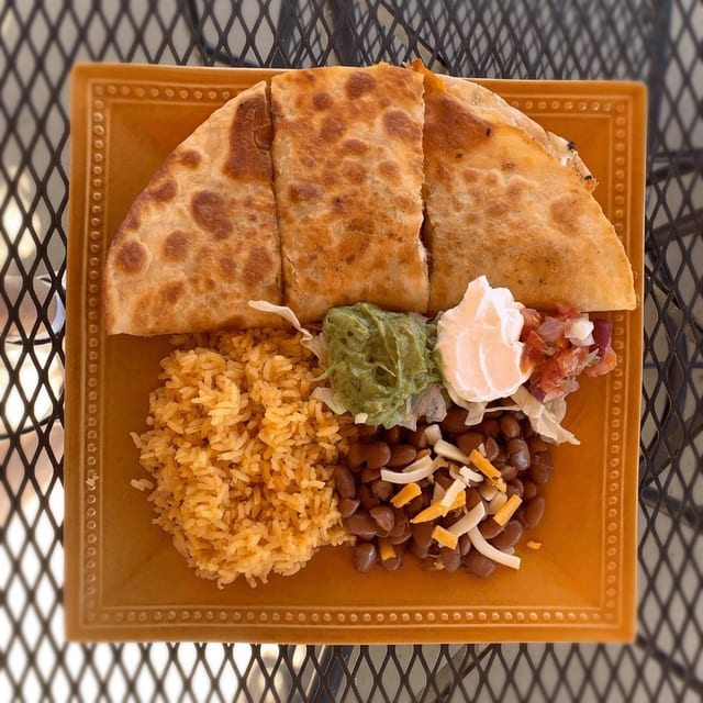 Cheese Quesadilla.
