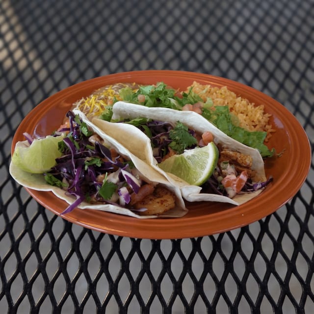 Tulum Shrimp Tacos.