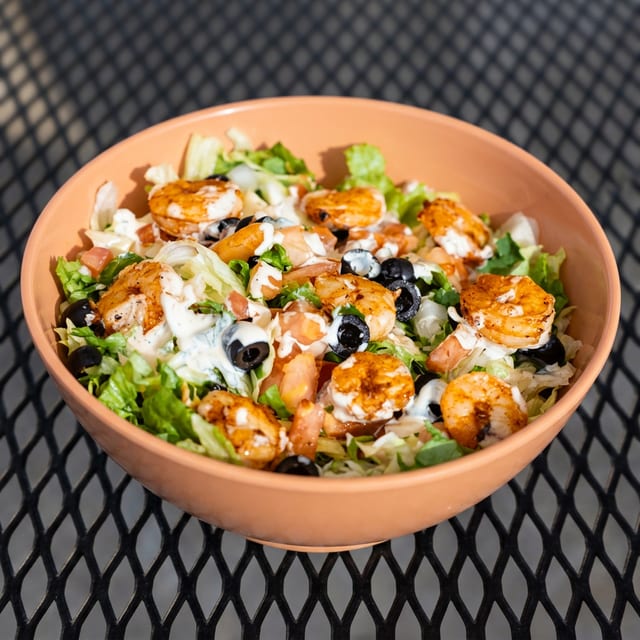 Chipotle Shrimp Big Salad.