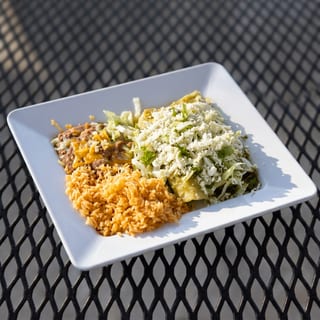 Green Chile Chicken Enchilada