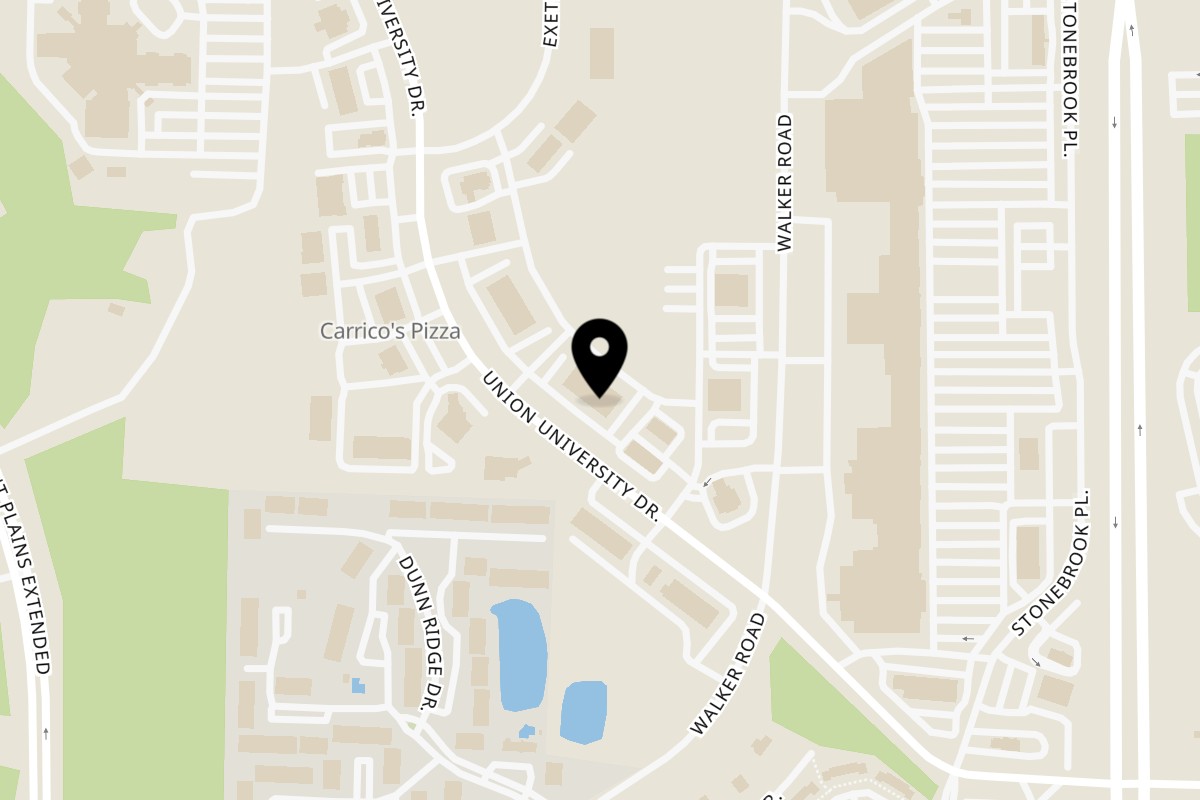 Map showing the location of Tulum Fresh Mexican Grill* on 1319 Union University Dr in Jackson